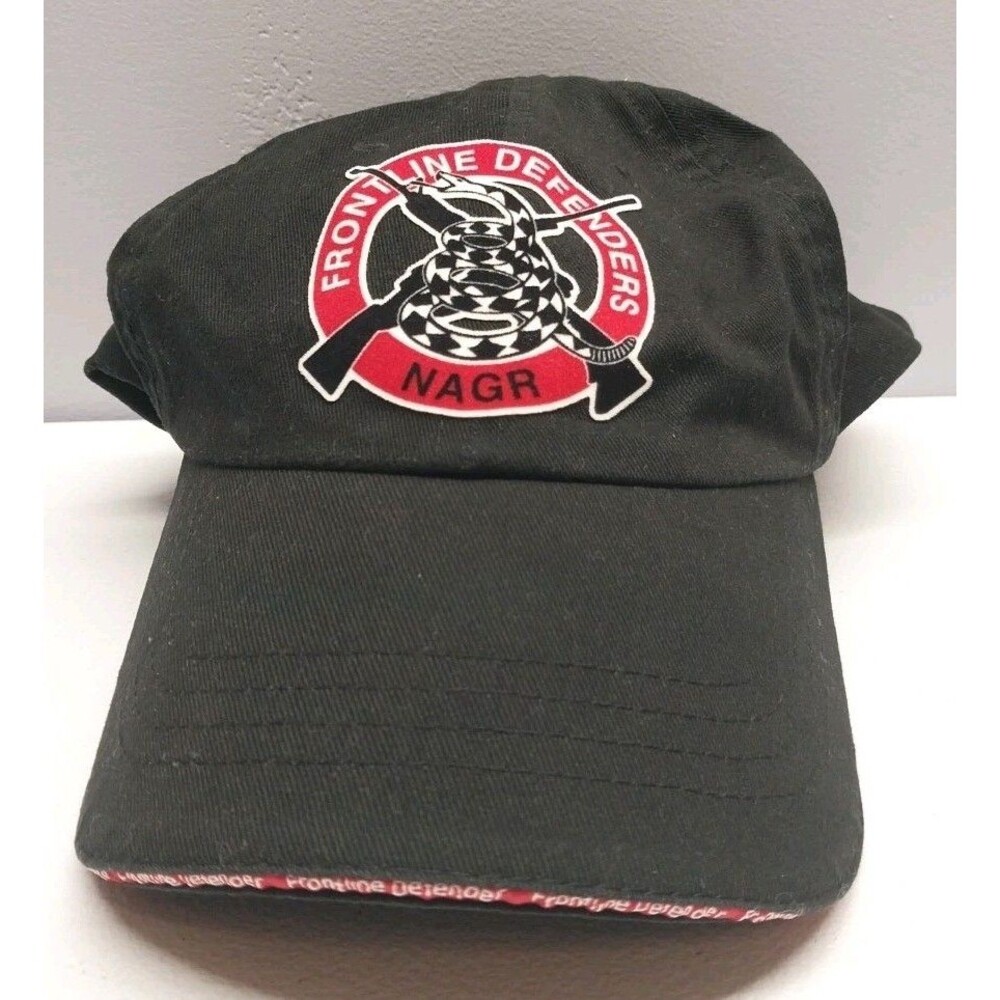 NRA 2A Snake Rifle Hat Black Tactical Cap Adjustable Gun Rights Cotton